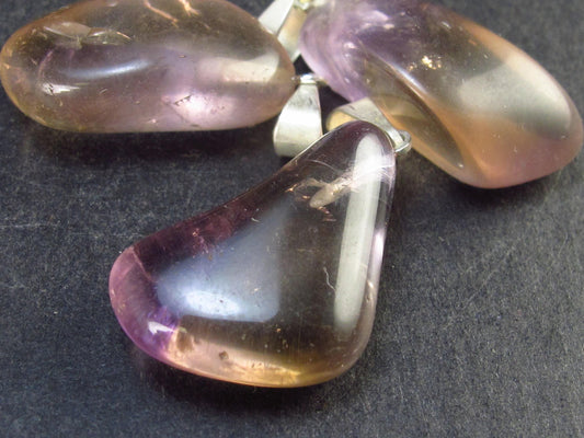 Set of 3 Ametrine Pendant From Bolivia