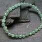 Green Strawberry Quartz Genuine Bracelet ~ 7 Inches ~ 6mm Round Beads