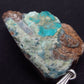 Blue Hemimorphite Silver Pendant From China - 1.5"