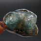 Blue Zircon Gem Crystal Silver Pendant From Cambodia - 1.1" - 5.80 Grams