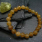 Rare Golden Apatite Genuine Bracelet From Mexico ~ 7 Inches ~ 8mm Facetted Beads