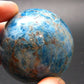Large neon blue Apatite sphere from Madagascar- 258.18 - 2.0"