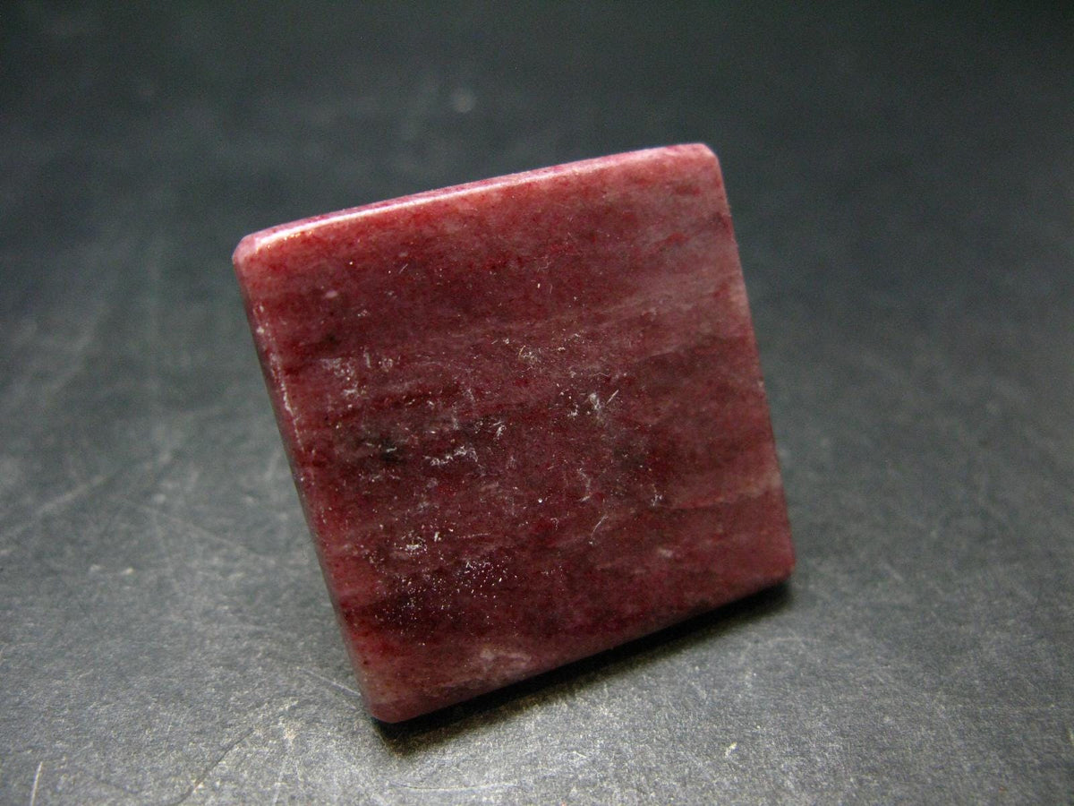 Rare Red Thulite Pyramid From Norway - 1.0" - 35.40 Grams