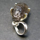 Rare Colombianite Pseudotektite Silver Pendant from Colombia - 1.1"- 3.0 Grams