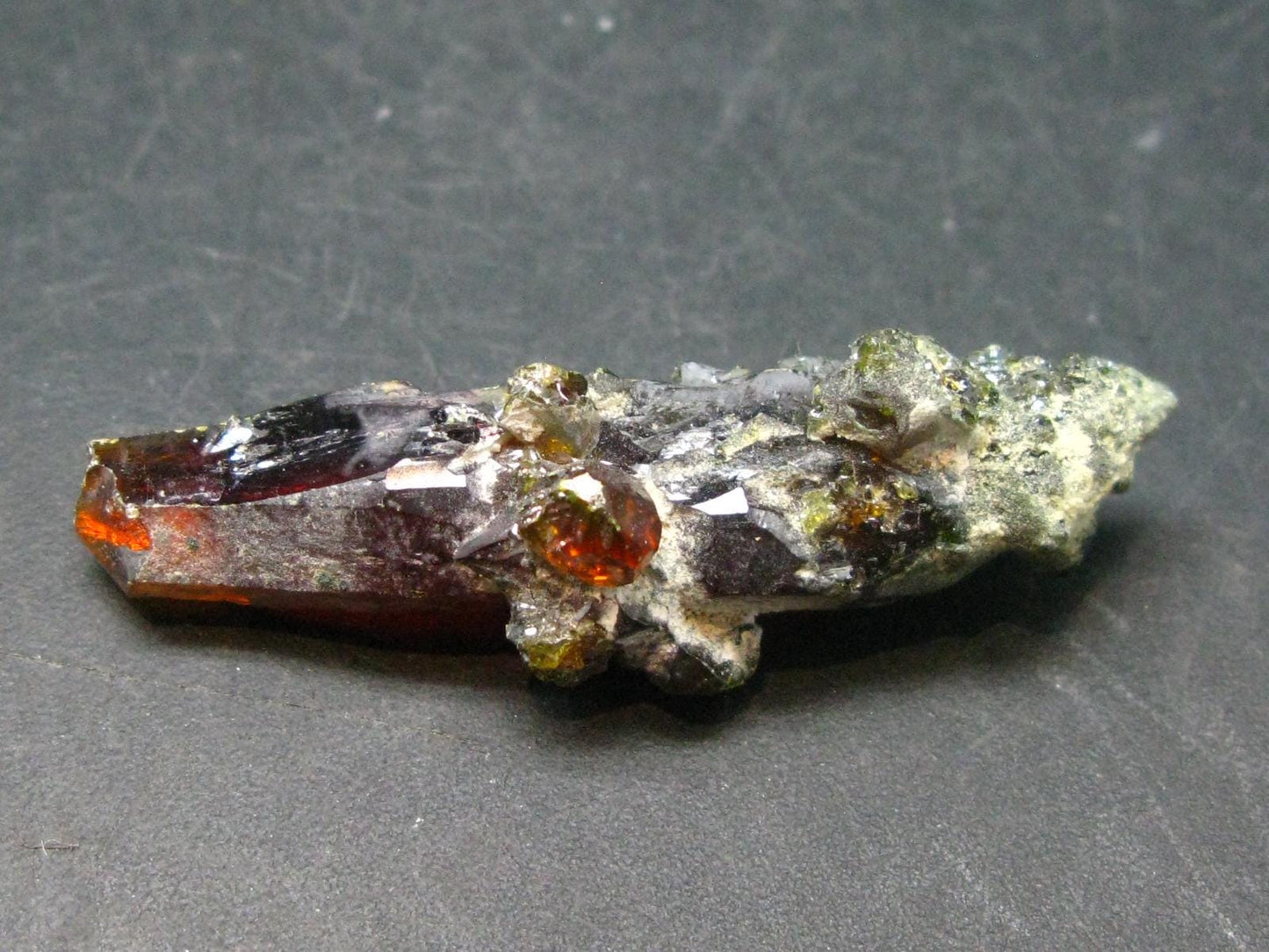 Stunning Fire Red Zincite Zinkite Crystal From Poland - 1.3" - 107.25 Carats