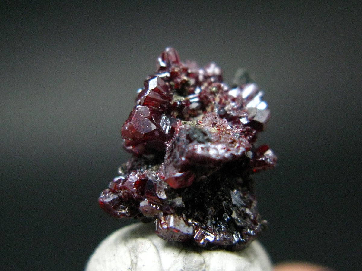 Rare Gem Proustite Cluster From Morocco - 0.6" - 2.26 Grams