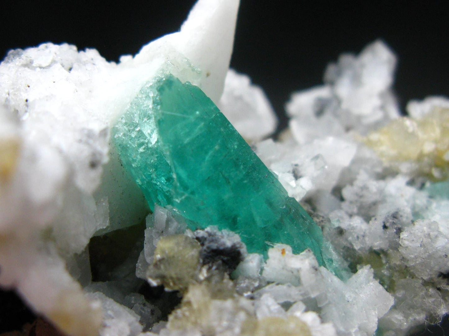 Emerald Beryl Crystal On Matrix From China - 3.0"- 85.85 Grams