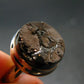 Unpolished Elite Shungite Silver Ring from Russia - Size 8 - 5.35 Grams