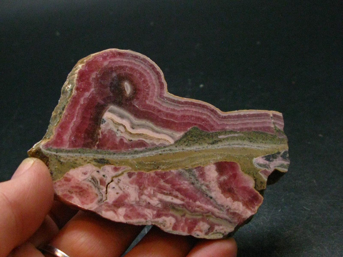 Rhodochrosite Large Slab From Argentina - 3.0" - 54.57 Grams