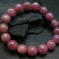 Pink Tourmaline Genuine Bracelet ~ 7 Inches ~ 12mm Round Stones