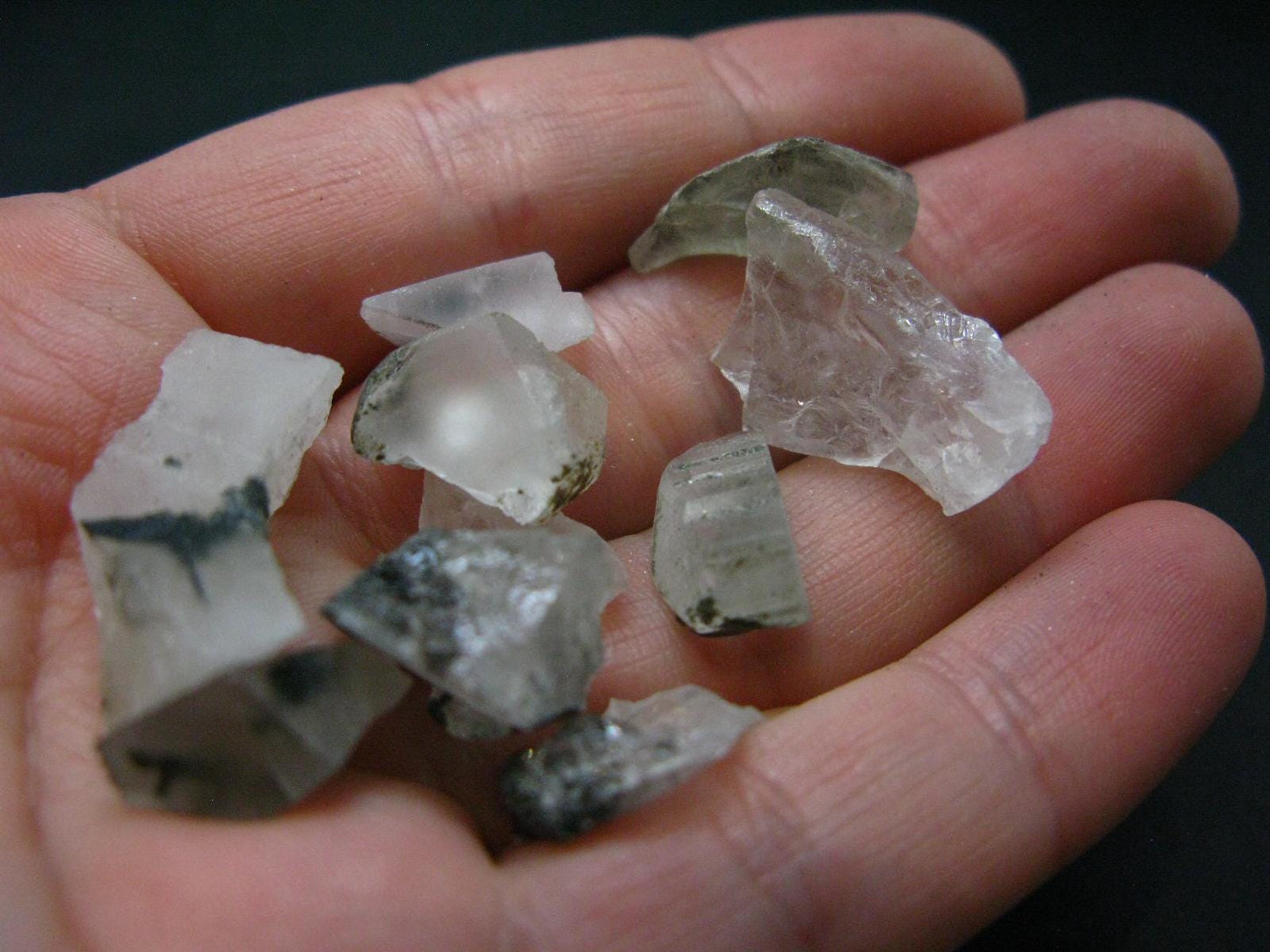 Lot of 10 Phenakite Phenacite Crystals From Brazil - 62.10 Carats