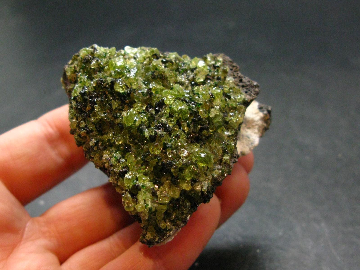 Rare Gem Peridot Cluster from Arizona, USA - 2.4"