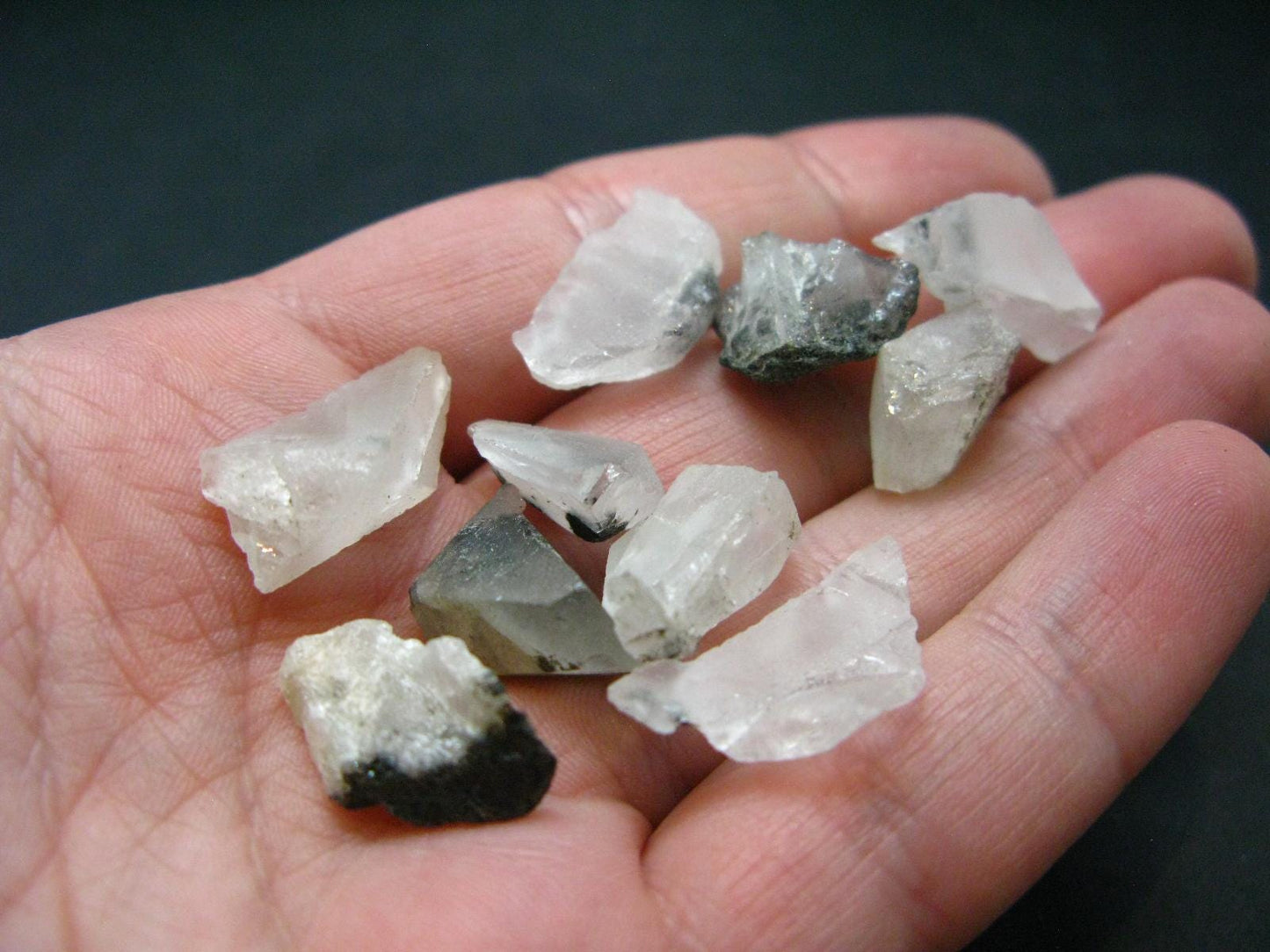 Lot of 10 Phenakite Phenacite Crystals From Brazil - 57.10 Carats