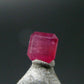 Beautiful Rare Gem Bixbite Red Beryl Emerald Cut Stone From Utah USA - 0.31 Carats - 4.0x4.0mm