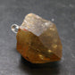 Natural Unheated Citrine Sterling Silver Pendant from Zambia - 1.2" - 8.33 Grams