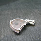 Gem Kunzite Spodumene Pendant in SS From Brazil - 1.0" - 2.33 Grams