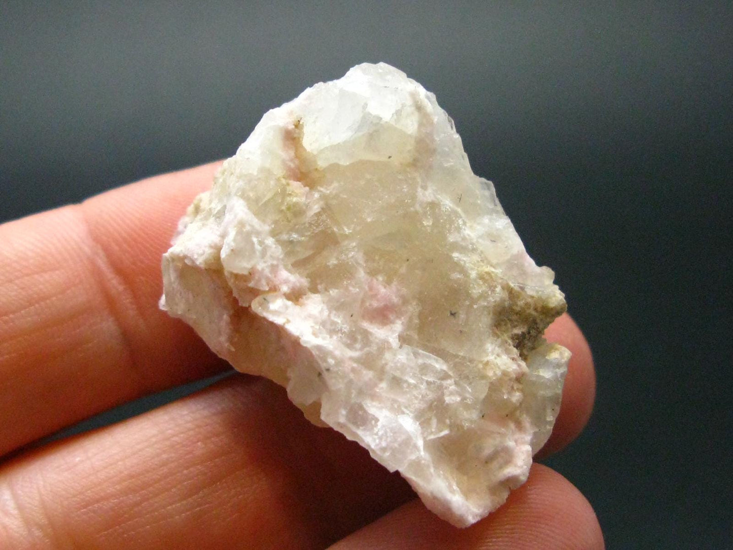 Rare Pink Tugtupite Crystals in matrix From Greenland - 9.10 Grams - 1.2"