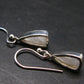 Natrolite Silver Earrings From Russia - 2.51 Grams