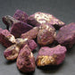 Lot of 10 raw Purpurite Crystals from Namibia