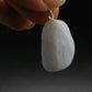 Nice Lilac Amblygonite Crystal Silver Pendant from Brazil -1.1" - 4.13 Grams