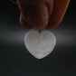 Very Rare SS Cryolite Heart Pendant From Greenland - 1.0" - 4.00 Grams