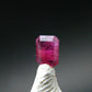 Beautiful Rare Gem Bixbite Red Beryl Emerald Cut Stone From Utah USA - 0.16 Carats - 3.7x2.5mm