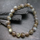Labradorite Genuine Bracelet ~ 7 Inches ~ 8mm Round Beads
