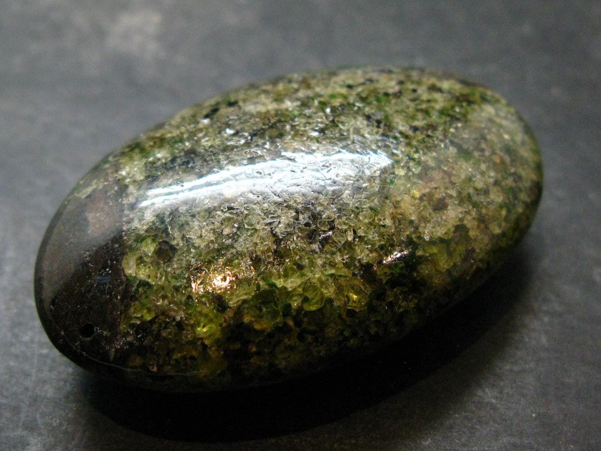 Peridot Olivine Tumbled Stone from Arizona, USA - 2.3" - 73.57 Grams