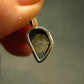 Grandidierite Silver Pendant From Madagascar - 0.7" - 1.13 Grams