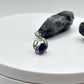 Natural Sapphire Sterling Silver Pendant | September Birthstone Necklace