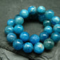 Neon Blue Apatite Genuine Bracelet ~ 7 Inches ~ 8mm Round Beads