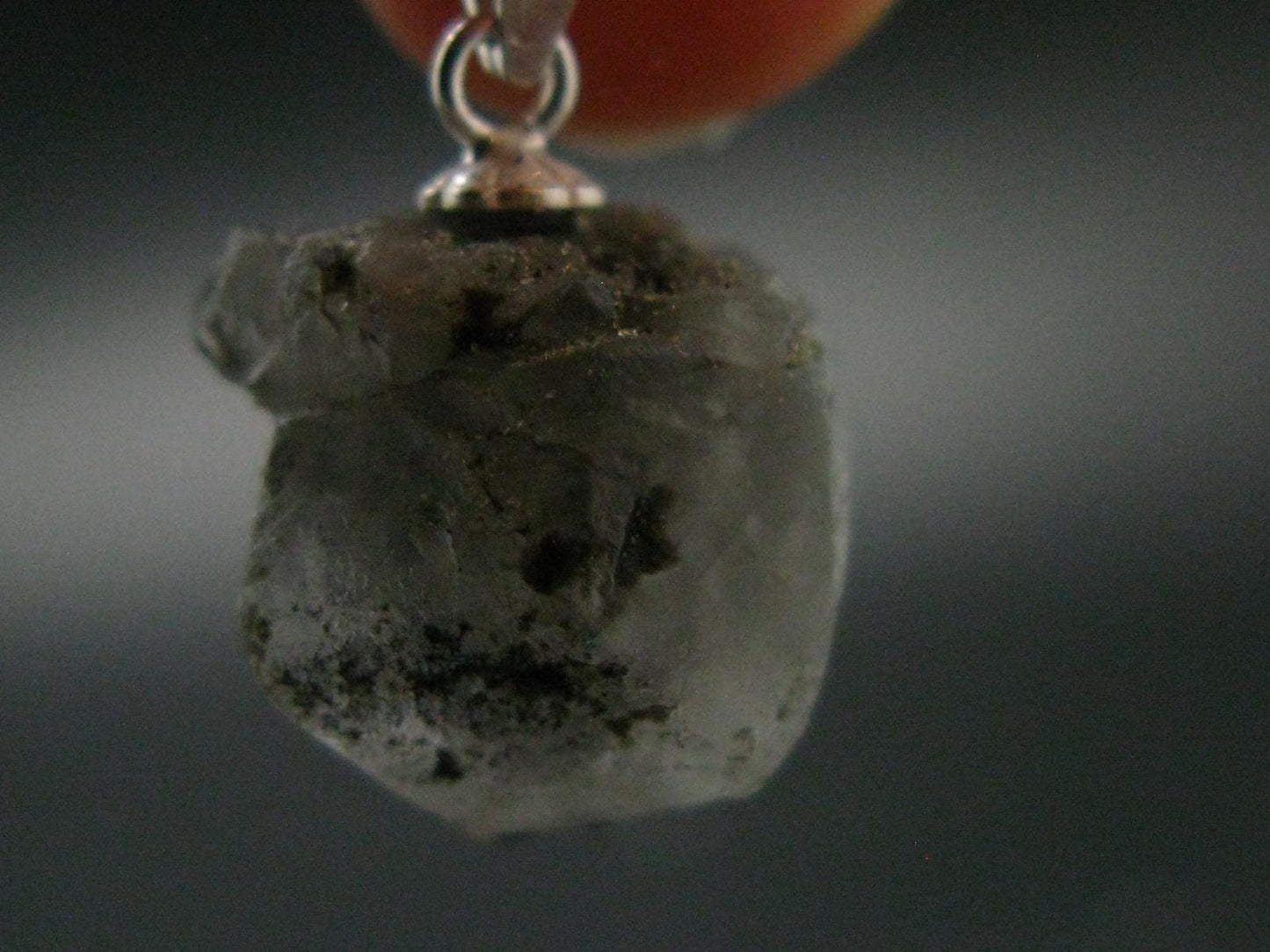 Phenakite Phenacite Crystal Silver Pendant From Russia - 0.8" - 3.15 Grams