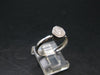 Very Rare White Cryolite 925 Silver Ring from Greenland - Size 8 - 1.81 Grams