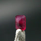 Beautiful Rare Gem Bixbite Red Beryl Emerald Cut Stone From Utah USA - 0.14 Carats - 3.7x2.8mm