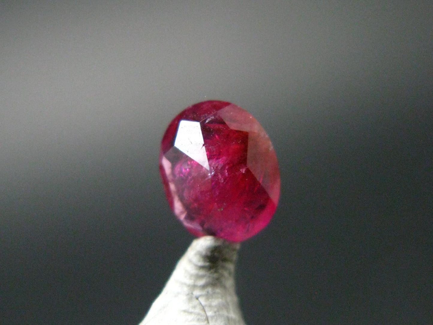 Beautiful Rare Gem Bixbite Red Beryl Emerald Cut Stone From Utah USA - 0.27 Carats - 4.9x4.0mm