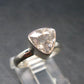 Phenakite Phenacite Crystal Facetted Silver 1.51 Carats Ring From Russia - Size 6 - 2.40 Grams