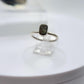 Raw Alexandrite Ring – Color Change Gemstone, June Birthstone, Silver Band (Size 7)