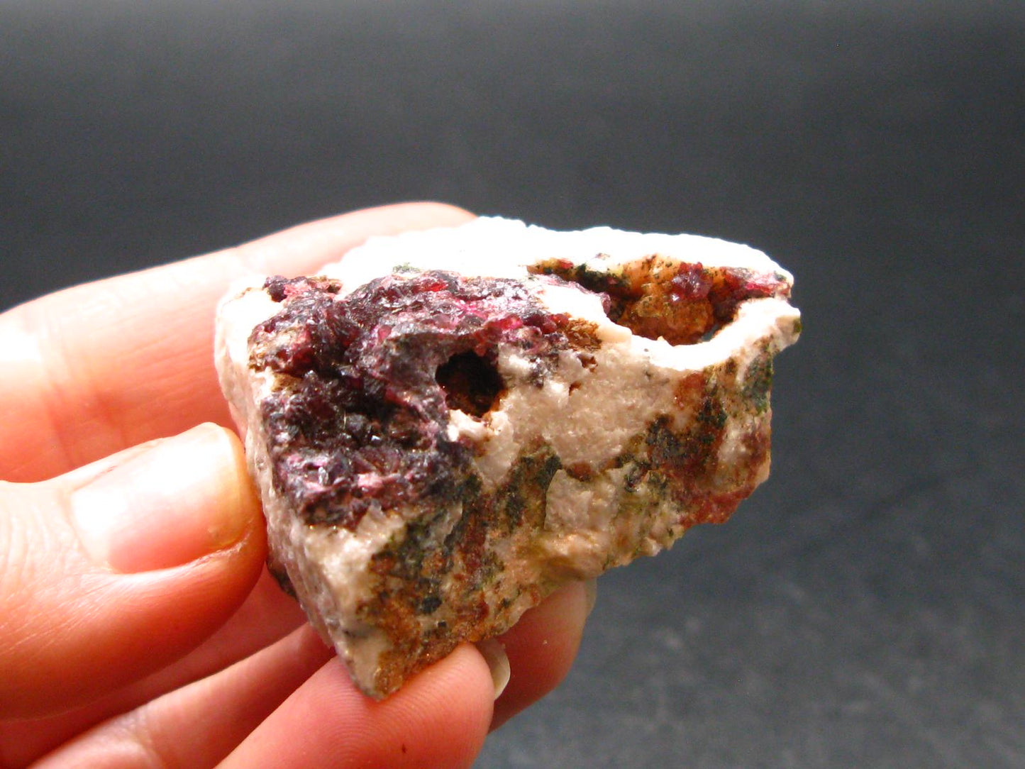 Fine Roselite Cluster From Morocco - 1.9"