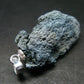 Benitoite Cluster Silver Pendant From California - 1.2" - 2.46 Grams