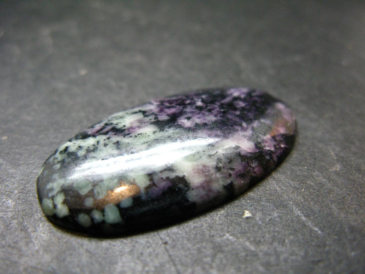 Very Rare Kammererite Chrome Clinochlore Cabochon from Turkey - 1.5" - 7.71 Grams