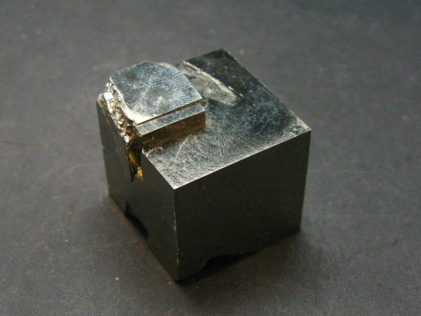 Perfect Pyrite Cube Cluster from Spain - 0.9"