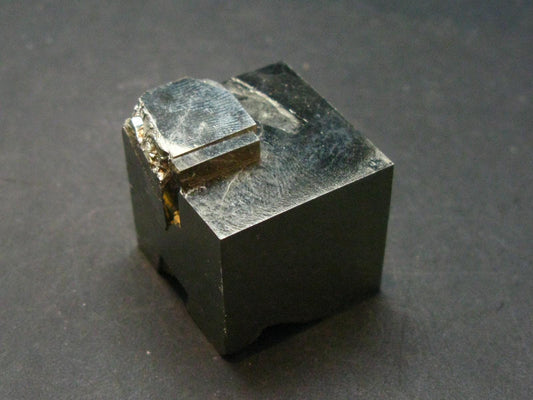 Perfect Pyrite Cube Cluster from Spain - 0.9"
