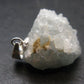 Rare Raw Blue Euclase Gem Crystal Silver Pendant from Brazil - 0.8" - 3.86 Grams