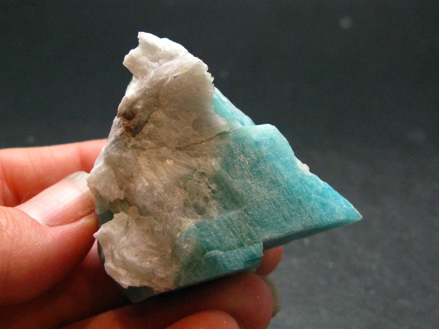 Huge Amazonite Microcline Crystal From Colorado - 1.8"