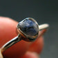Benitoite Silver Ring From California - Size 8 - 1.86 Grams