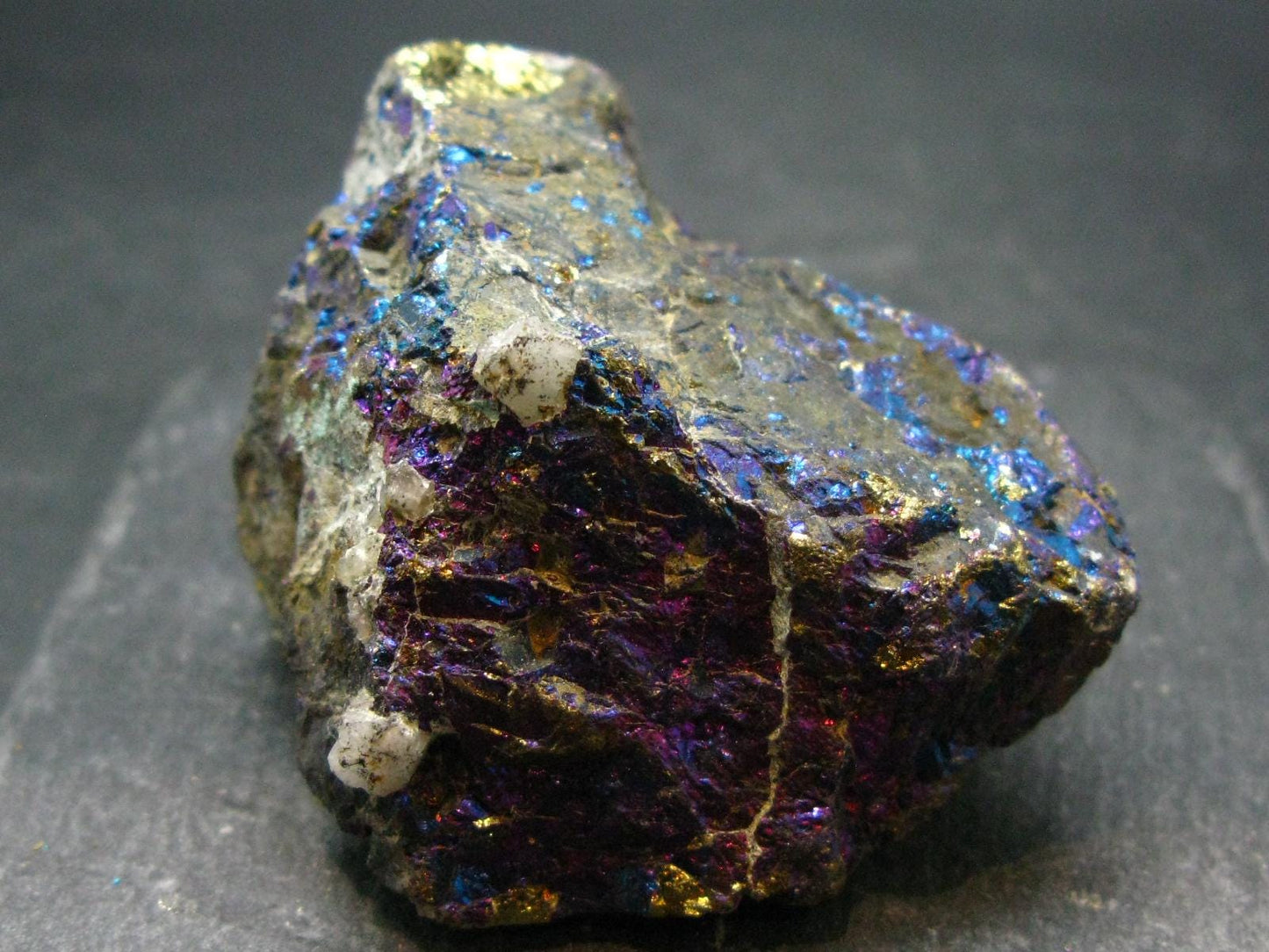 Peacock Ore!! Unusual Natural Raw Chalcopyrite Bornite from Mexico - 2.2" - 180.40 Grams