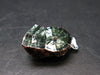 Nice Polished Seraphinite Clinochlore Stalactite Silver Pendant From Russia - 1.0" - 3.36 Grams