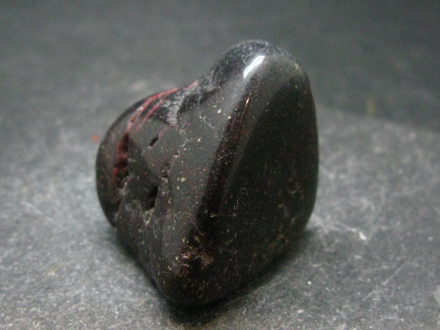 Red Cinnabar Cinabar Tumbled Piece From Spain - 29.21 Grams - 1.2"