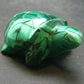 Rich Vivid Vibrant Green Malachite Turtle Carving From Congo - 2.5"