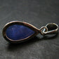 Fantastic Natural Intense Color Tanzanite Sterling Silver Pendant from Tanzania -1.2" - 3.64 Grams